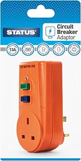 Status Orange SRCDORX3 Power Circuit Breaker 13A UK Plug RCD Socket view 5