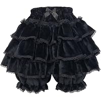 Short De Sécurité Enfant Fille - Bloomer à Volants Et Dentelle, Haut Des Cuisses, Pour Porter Sous Les Jupes Et Robes