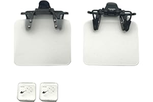 XII WANG YE XII WY 2 Packs International Standard Shooting Glasses Blinders Occluder Clip Patch Eye Mask Archery Aim Assistance