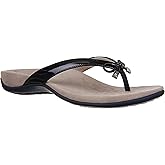 Vionic Women's Rest Bella Toe Post Sandal- Supportive Ladies Orthotic Sandals that include Three Zone Comfort with Arch Support- Flip Flop for Ladies, Medium and Wide Width Size 5-12