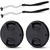 2 Pack JJC 67mm Front Lens Cap Cover with Elastic Cap Keeper for Canon EF-S 18-135mm,EF-S 10-18mm,EF-S 17-85mm,EF 70…