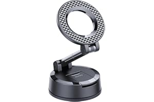 ZIDARO Vacuum Magnetic Car Phone Holder for Magsafe, Suction Cup Phone Holders for Your Car Dashboard, Windshield, 360°Adjust