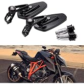 Black Motorcycle Bar End Mirrors Rear View CNC Compatible With GROM MSX125 CB500F Kawasaki Z125 pro Z650 Z750 Z800 Z900 ER6N ER6F Yamaha MT-03 MT-07 FZ-07 MT-09 FZ-09 MT-10 FZ-10 MT-25 FZ6 FZ8 FZ6R