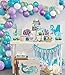 Glitter Mermaid Cake Topper Happy Birthday Decoration Baby Shower Birthday Party Supplies Cake Decoration