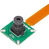Arducam for Raspberry Pi Camera Module 60fps Global Shutter 1.58MP IMX296 Camera with M12 Lens Equipped with 15-22pin FPC Flexible Cable for Raspberry Pi 5, 3, 4 A/B