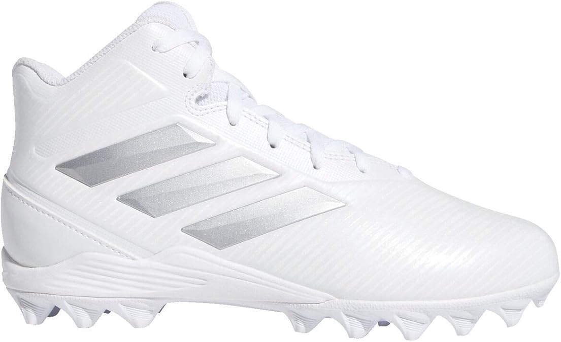 Amazon.com: adidas Freak Mid Molded Cleats Kids', White, Size 12K: Shoes