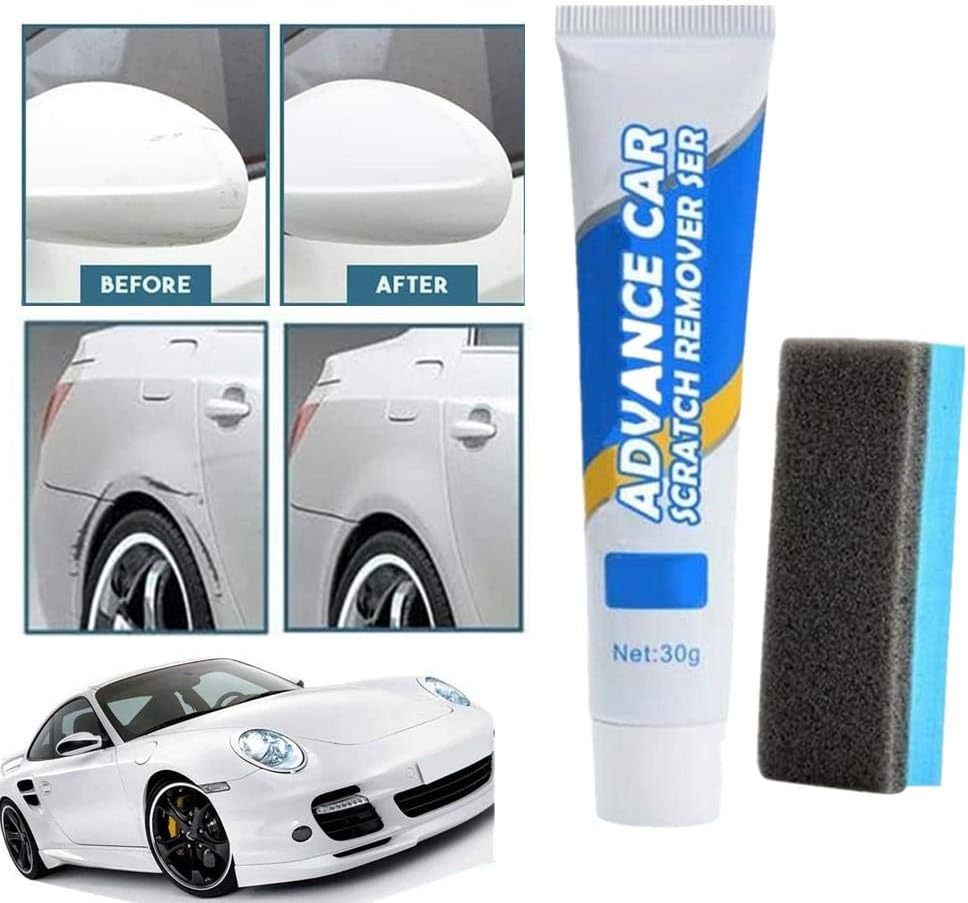 Amazon.fr Nouveau Efface Rayure Voiture Professionnel kit, 30ml pâte de réparation Rayure Auto