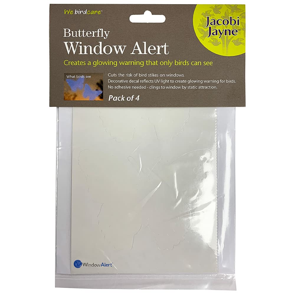 Jacobi Jayne WA-2 Butterfly Window Alert, Transparent, 240.0 mm*5.0 mm*170.0 mm