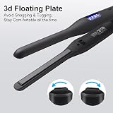 JAETON Mini Hair Straightener Pencil Flat Iron for Short Hair Black view 4