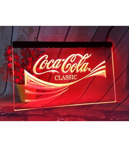 Coca-Cola - DRINK COCA-COLA - SOLD HERE ICE COLD Ultra Slim Led