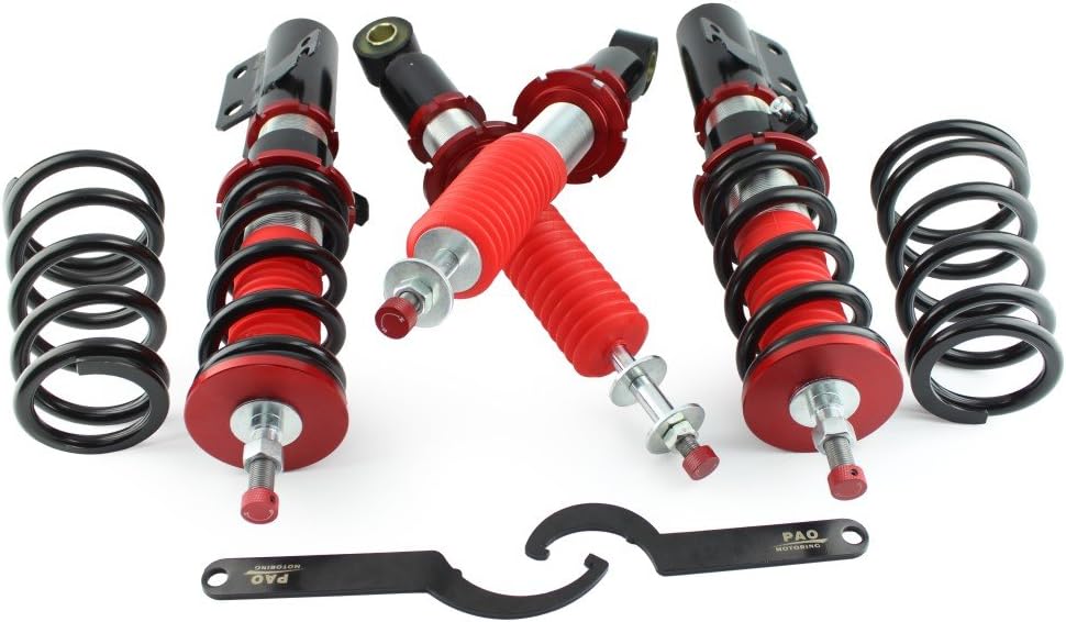PAOMOTORING Adjustable 36Levels Damper Coilover Shock Strut Absorber Kit