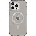 Tech21 Evo Crystal for iPhone 15 Pro Max - Compatible with MagSafe - Impact Protection Case with 15x Military Standard Rating - Natural Titanium