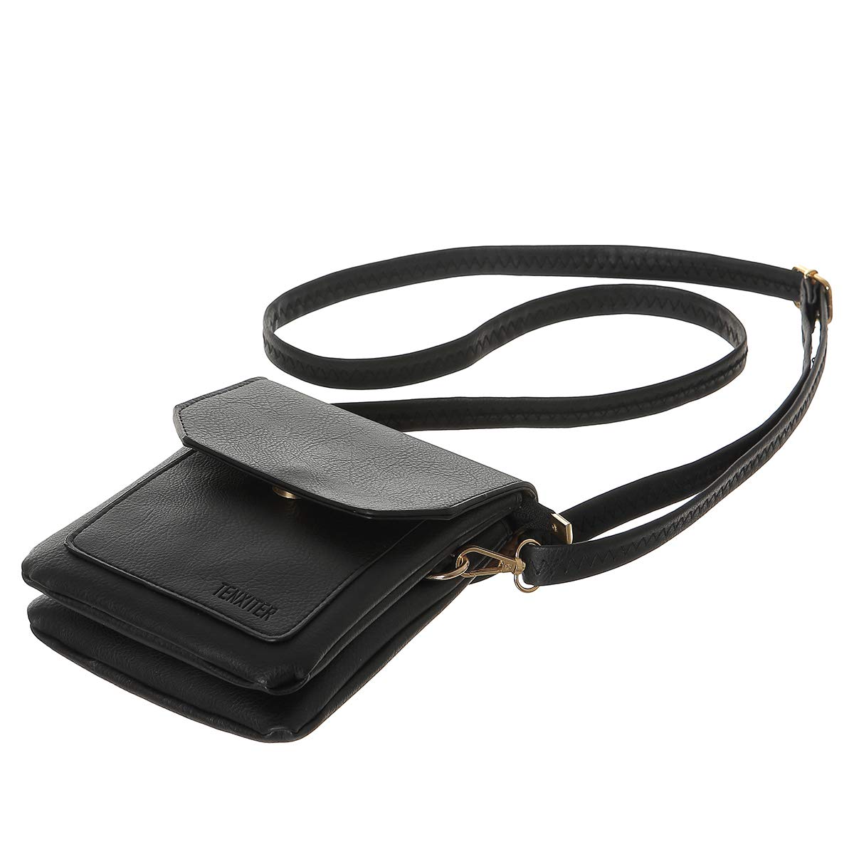 TENXITER Womens Leather Small Crossbody Bags Cell Phone Wallet Purse Bag for Women