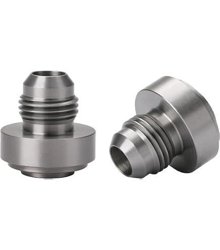 Amazon.com: ICT Billet Aluminum -6AN Weld On Bung Male Hose End