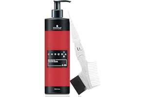 Chroma ID Bonding Color Mask 6-88 Dark Blonde Red Extra 16.9oz and M Hair Designs Tint Brush/Comb (Bundle 2 items)
