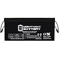 Mighty Max Battery 12V 250Ah Sealed Lead Acid Replacement Battery for Lifeline 12V 255AH GPL-8DL