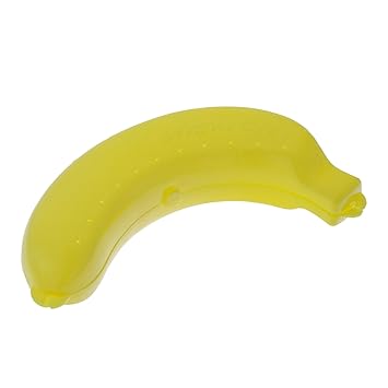 Smartfox Bananen Aufbewahrungsbox Bananenbox Bananendose Behälter in gelb