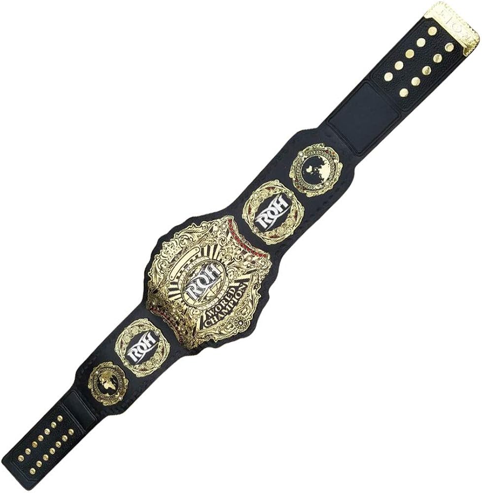 Amazon Com Brand New Roh World Champion Wrestling Replica Belt Clothing