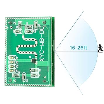 Amazon.com: whdts Detector de radar Microondas módulo de 5,8 ...