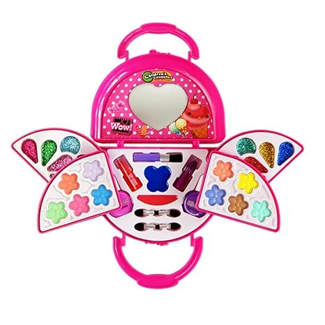 Kleine Mädchen Make-up-Set Kosmetik Beauty Spielzeug,Make up Set für Kleine Mädchen,Kinderschminkset Sicherheitsgeprüft,Ungif