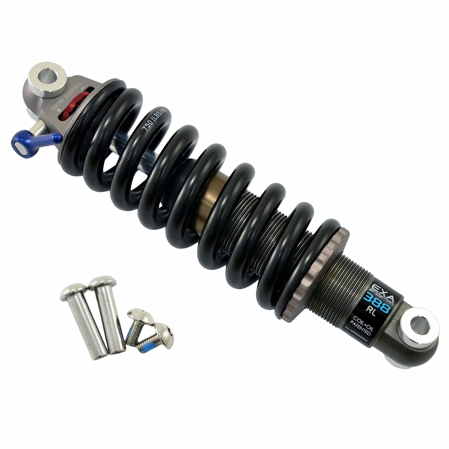 KIND SHOCK KS EXAForm 388RL Adjustable Oil Spring Rear Shock 190mm 750 lbs, VH2303