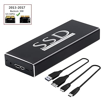 Qnine Usb 3 0 Pcie Ssd Enclosure For 13 14 15 Amazon In Electronics