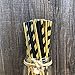 Black and Gold Foil Paper Drinking Straws - Stripe and Solid - 7.75 Inches - 100 Pack - Outside the Box Papers Brand