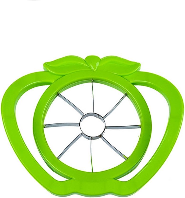 Apple Slicer corer, Amsam Premium Apple/Peal/Potato Cutter and Divider with Stainless Steel Blades, Stylish Durable Design for Large Size Fruits (Color May Vary)