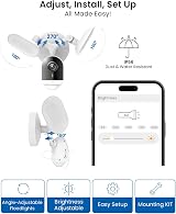 Tapo C720 Floodlight Outdoor Security Camera 2K QHD 2800-Lumen Wi Fi IP65 view 8