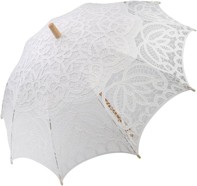 グループ 空 認可 レース 日傘 白 Midori Kyo Jp