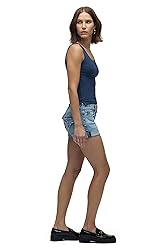 HUDSON Women's Croxley Mid Thigh Short (Flap), Anthem