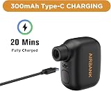 AIRBANK Mini Bike Pump Pocket SE 100PSI Cordless Electric Inflator for Road view 5