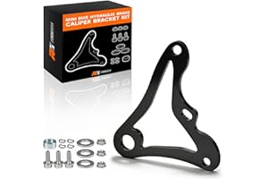Mini Bike Hydraulic Brake Caliper Bracket Kit Compatible with Monster Mega Moto MMB80 80cc MM-B105 105cc Coleman RB100 B100 R