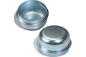 OZISENS 2pcs 1.98'' Trailer Hub Dust Caps,Bearing Center Replacement Trailer Cup,Trailer Hub Grease Cap for Most 2000 to 3500 Ib Boat Trailer Dexter EZ Lube