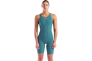 ARENA Women's Powerskin Impulso Kneeskin Swim Racing Suit Open Back Short Leg