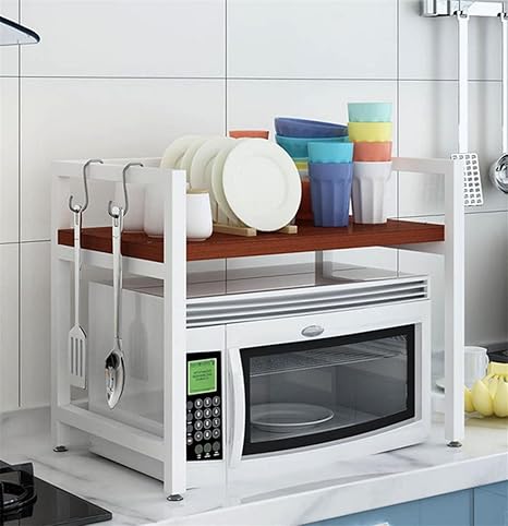 SQL Cocina Microondas Estante 2 capas Horno Utensilios de ...