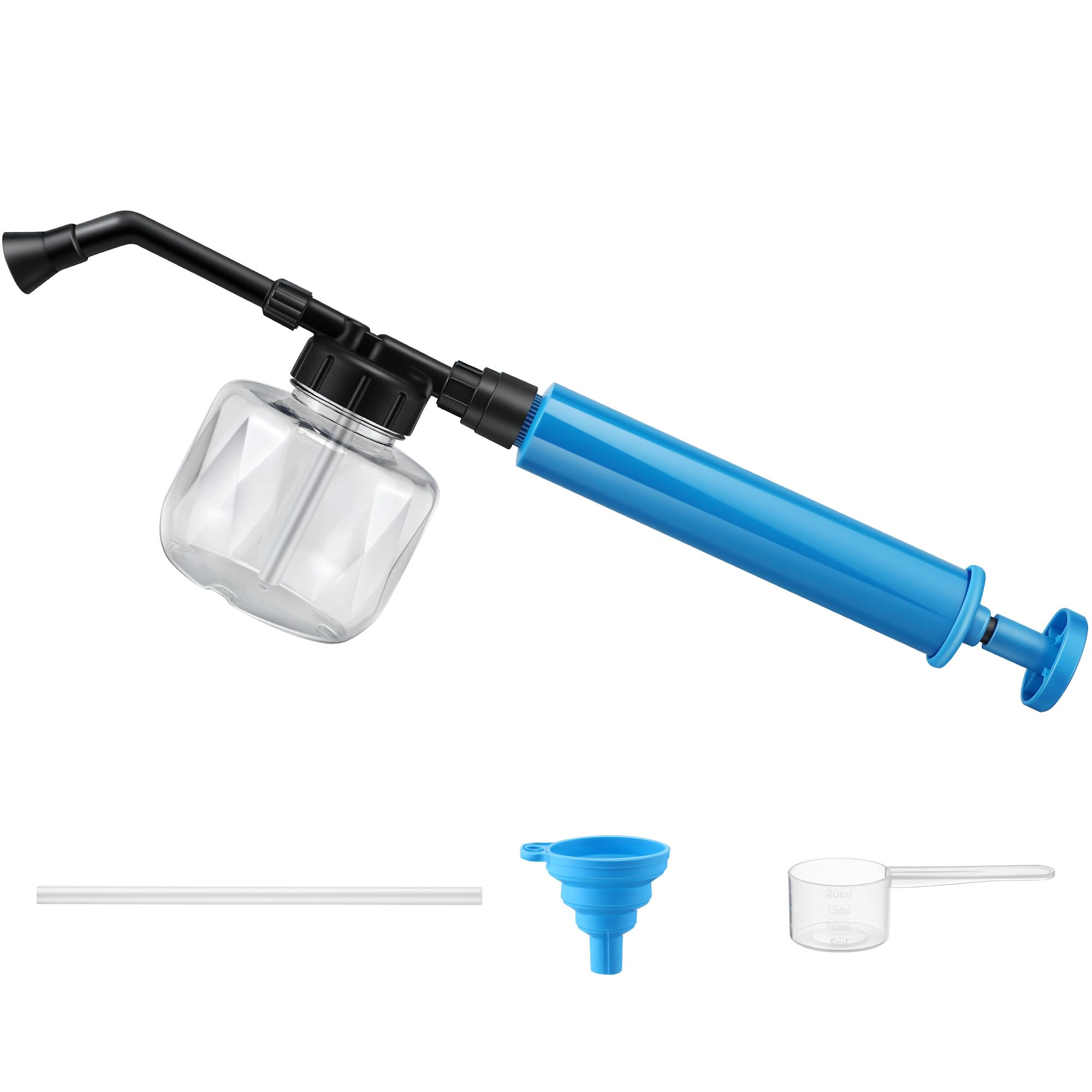 Photo 1 of Qualirey 1 Pack Diatomaceous Earth Duster, 250ml Garden Powder Applicator Dispenser, Bulb Duster Sprayer, Home Powder Applicator, Puffer Sprayer for Multi Purpose Indoor & Outdoor (Blue)