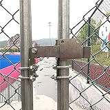 BiJun Chain Link Residential Strong Arm Double Gate