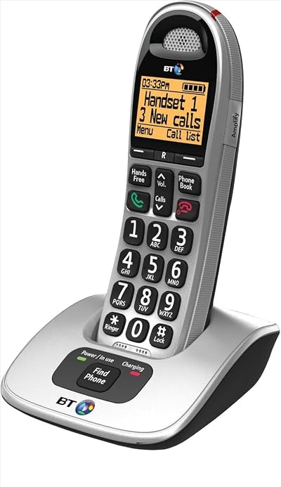 BT 4000 Cordless Landline Phone with Big Buttons and Nuisance Call Blocker
