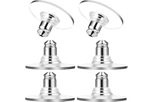 Alipis 6 Pcs Silicone Locking Earring Backs for Studs Heavy Earring Support Backs Stopper Accessories for