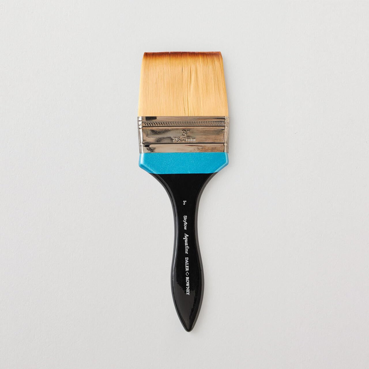 Daler-Rowney Aquafine Watercolour Brush, Soft Synthetic Hair, Short Handle, Skyflow, 3in