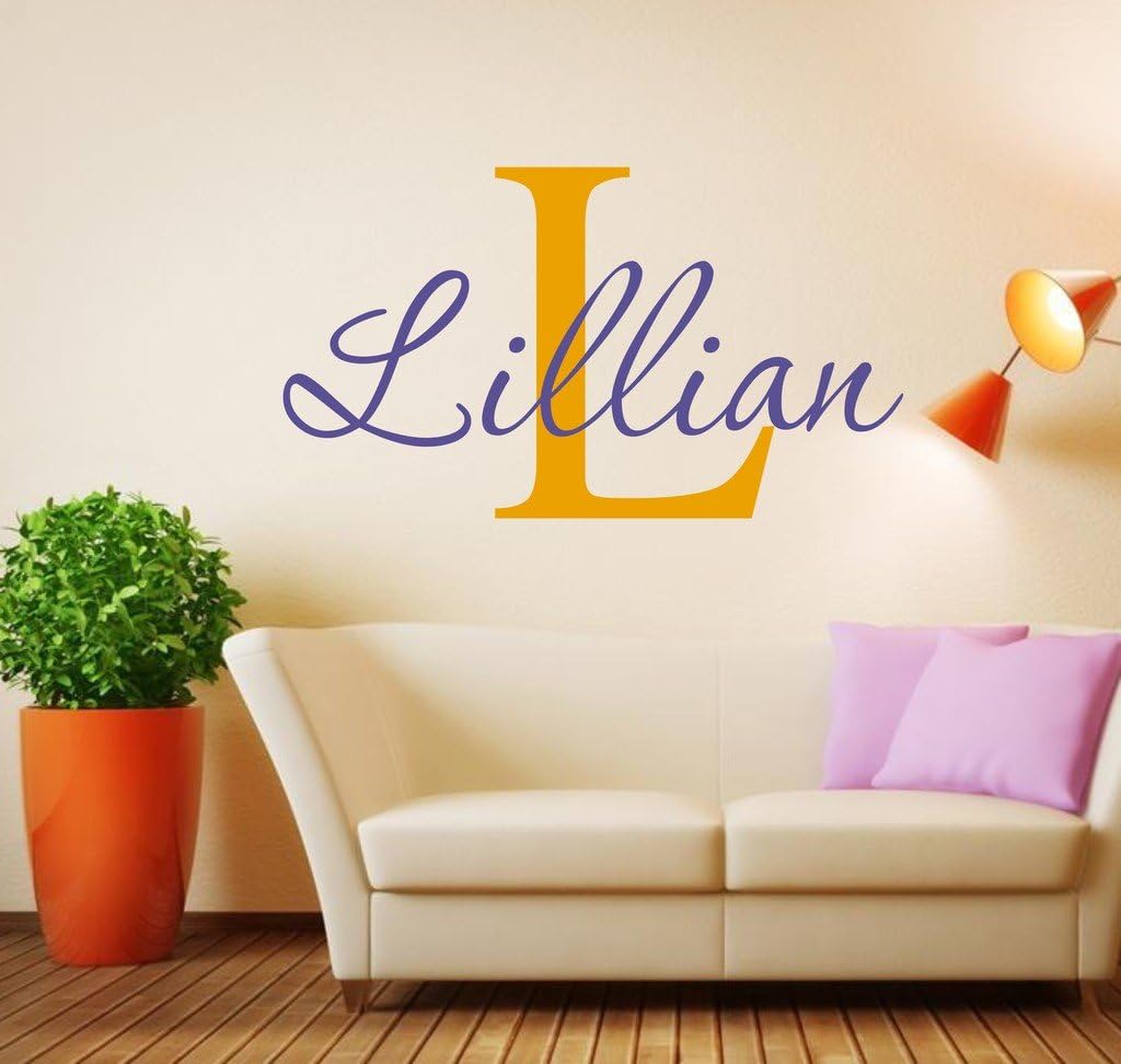 Custom Name Wall Decals Nursery Wall Stickers for Living Room Vinyl Wall Art