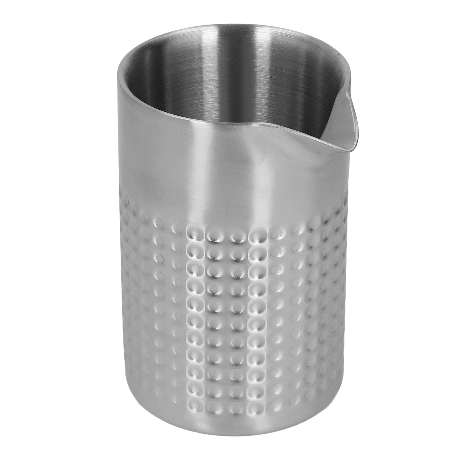 15.5 Oz Cocktail Mixing Glass, Stainless Steel Cocktail Shaker Martini Stirring Glass Large Cocktail Mixing Jug Wine Mixer Seamless for Bartenders