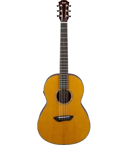 Amazon.com: Yamaha CSF1M CRB Parlor Size Acoustic Guitar with Hard