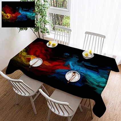 Amazon Com Hoomore Simple Color Cotton Linen Tablecloth Washable
