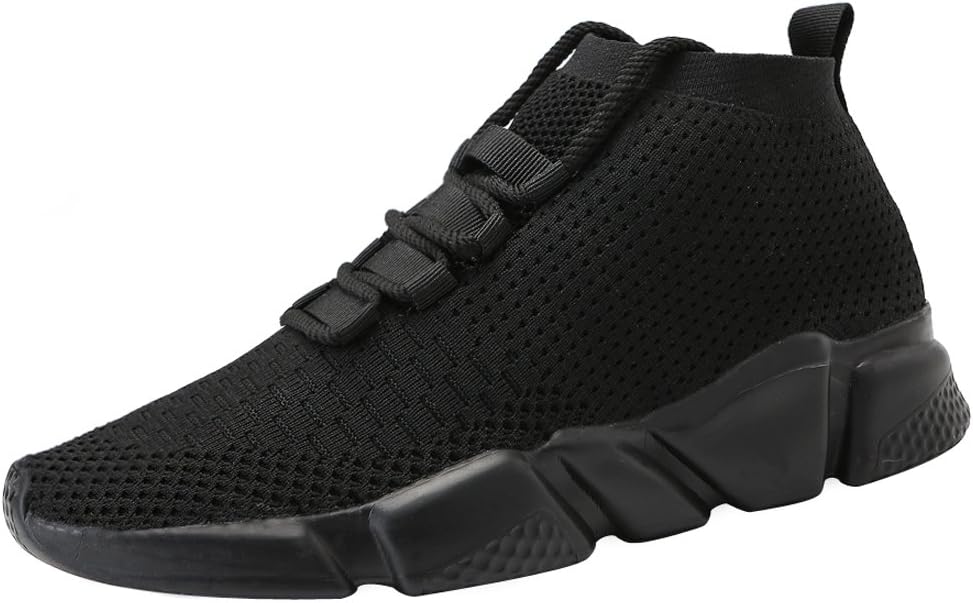 Mens Casual Athletic Sneakers Knit Running Shoes Tennis Shoe for Men Walking Baseball Jogging