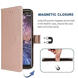 FDCWTSH Compatible with Nokia 7 Plus Wallet Case