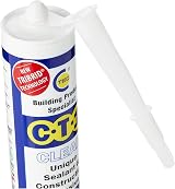 CT1 2 x Clear Sealant Adhesive 290ml Clear Fast Cure Construction Sealant view 2