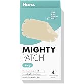 Mighty Patch Hero Cosmetics Body XXL Hydrocolloid Acne Patch, 4 Ct | For Bacne, Chestne, and Other Body Breakouts; Medical-Grade Hydrocolloid; Absorbs Pimple Gunk in 6-8 hrs; Korean Skincare