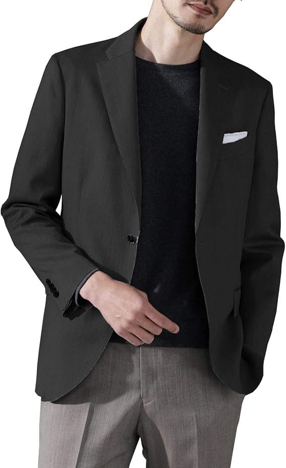 Amazon テーラードジャケット メンズ 大きいサイズ ジャケット 秋物 ビジネス紳士用 じゃけっと カジュアル オシャレ コート ジャケット 通販